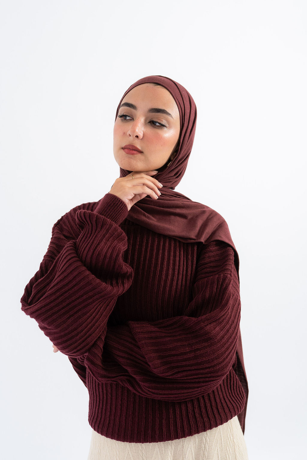 Burgundy Kyoto Pullover