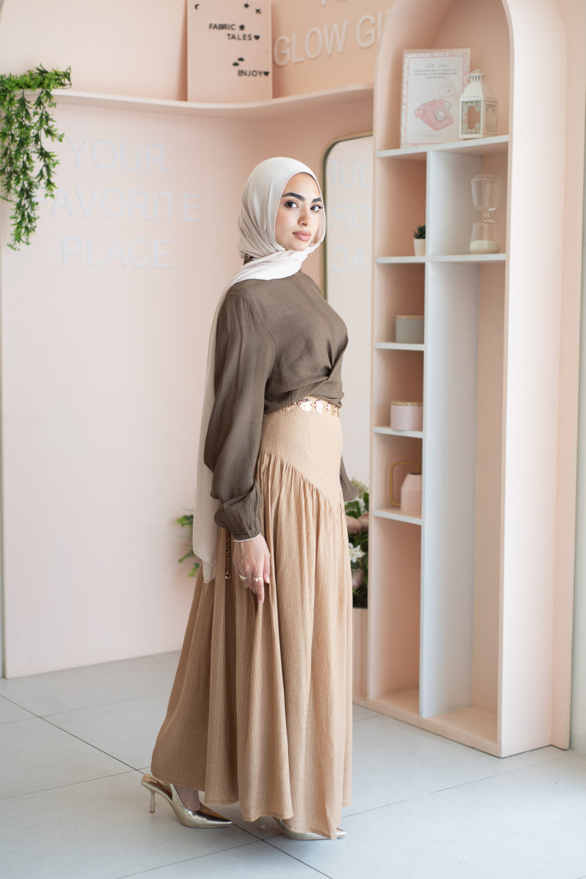 Caramel Elara Skirt