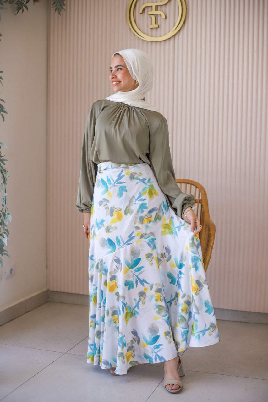 Olive Rama Blouse
