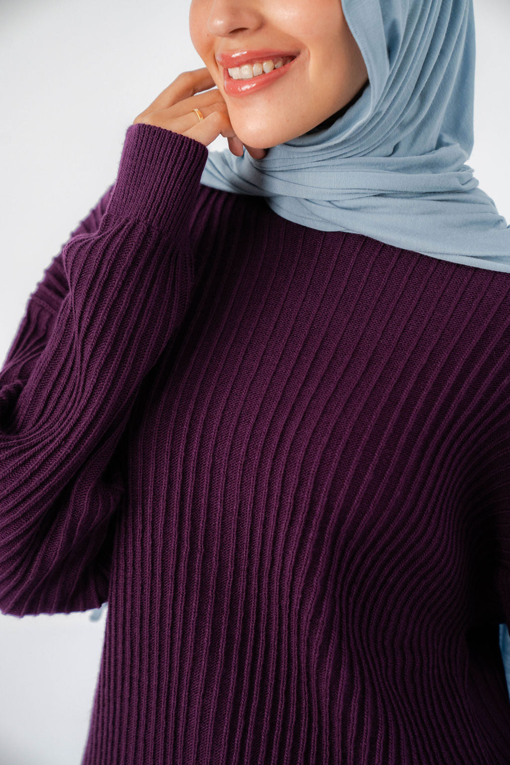 Aubergine Kyoto Pullover