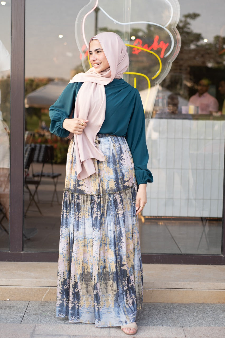 Teal Solana Blouse