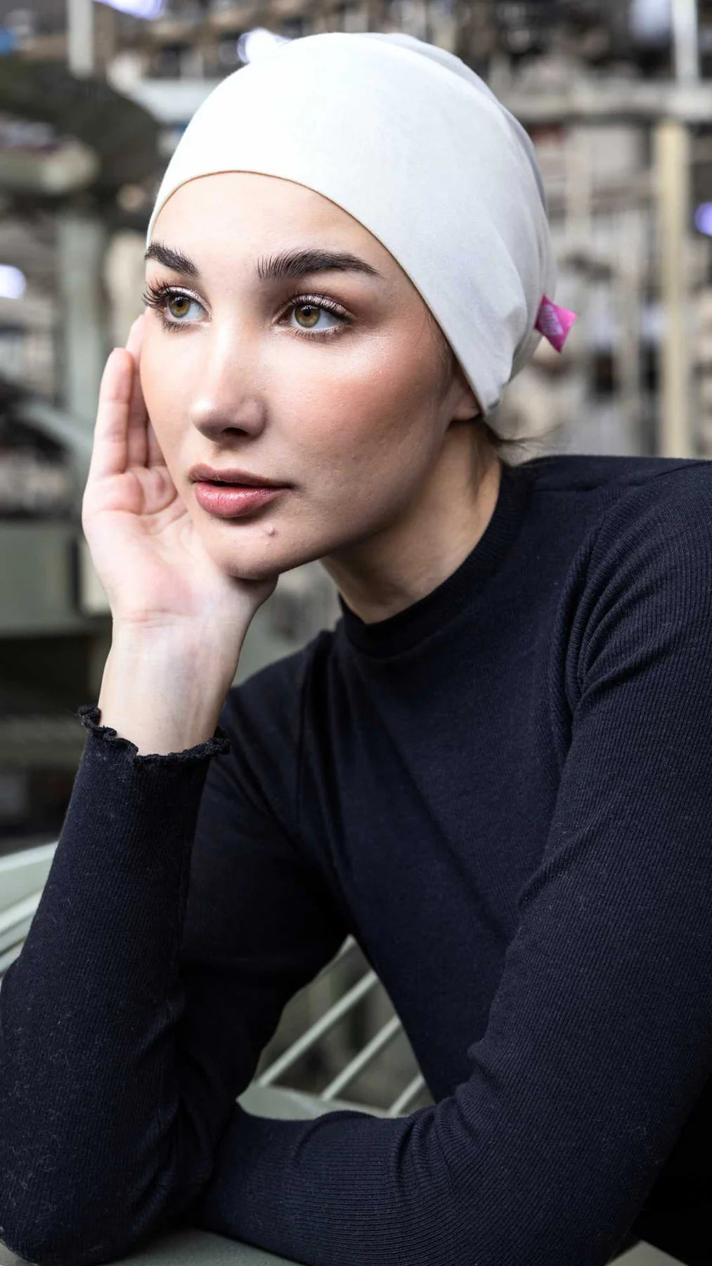 White Aura Mesh Bandana