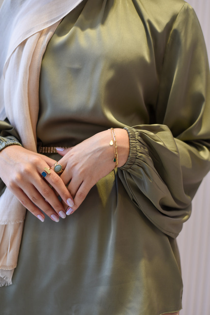 Olive Rama Blouse