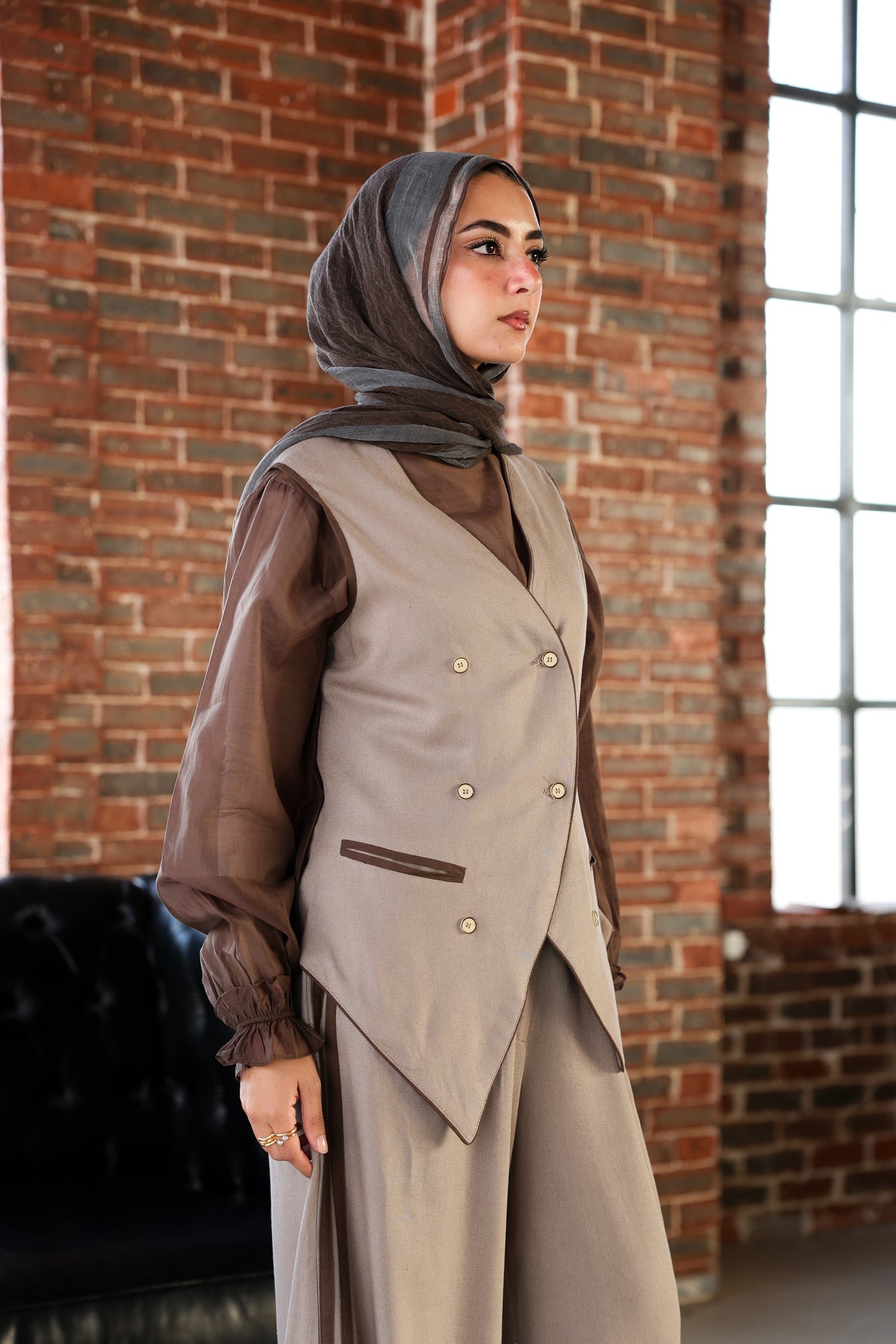 Latte Livia Vest