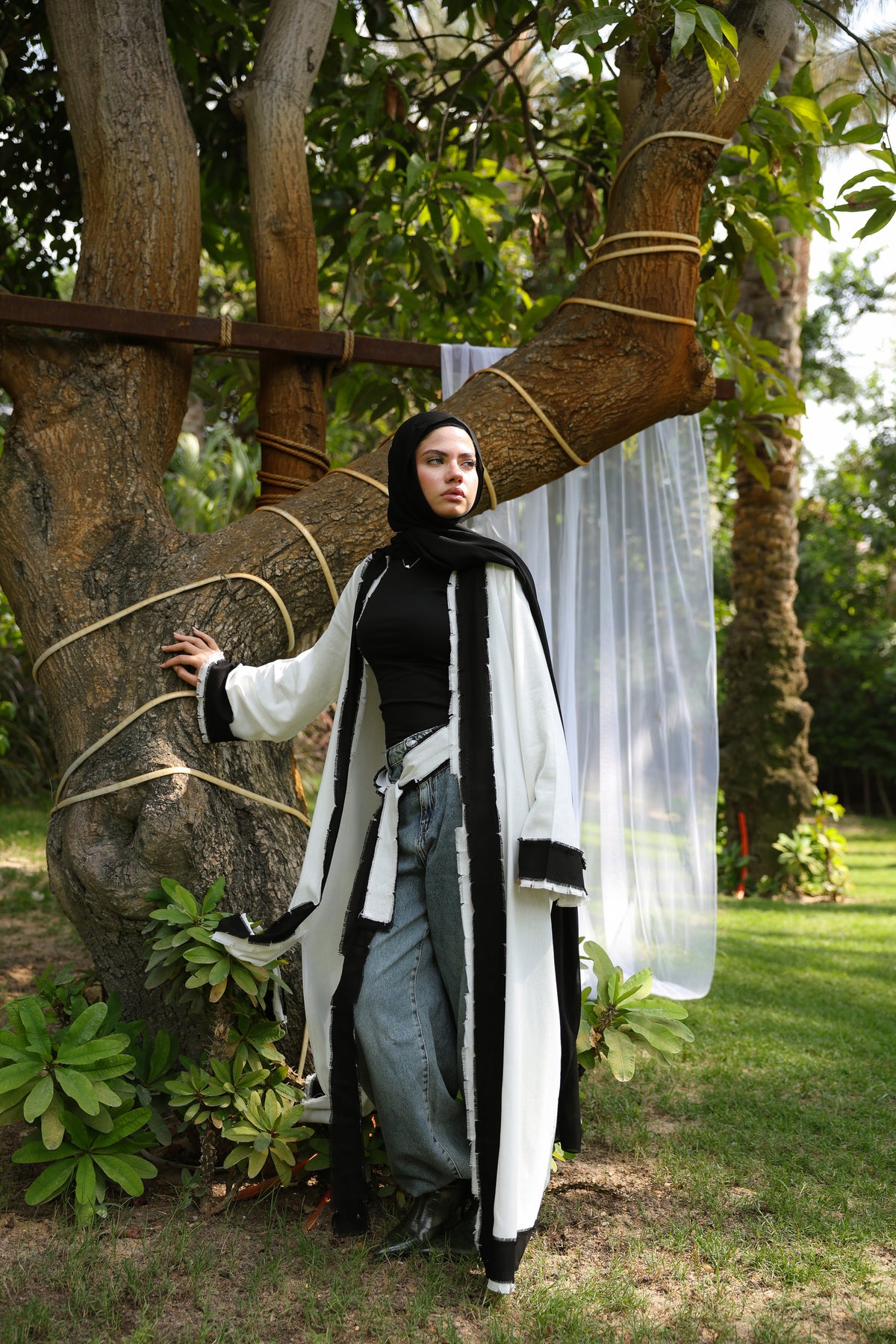 White Aveline Cardigan