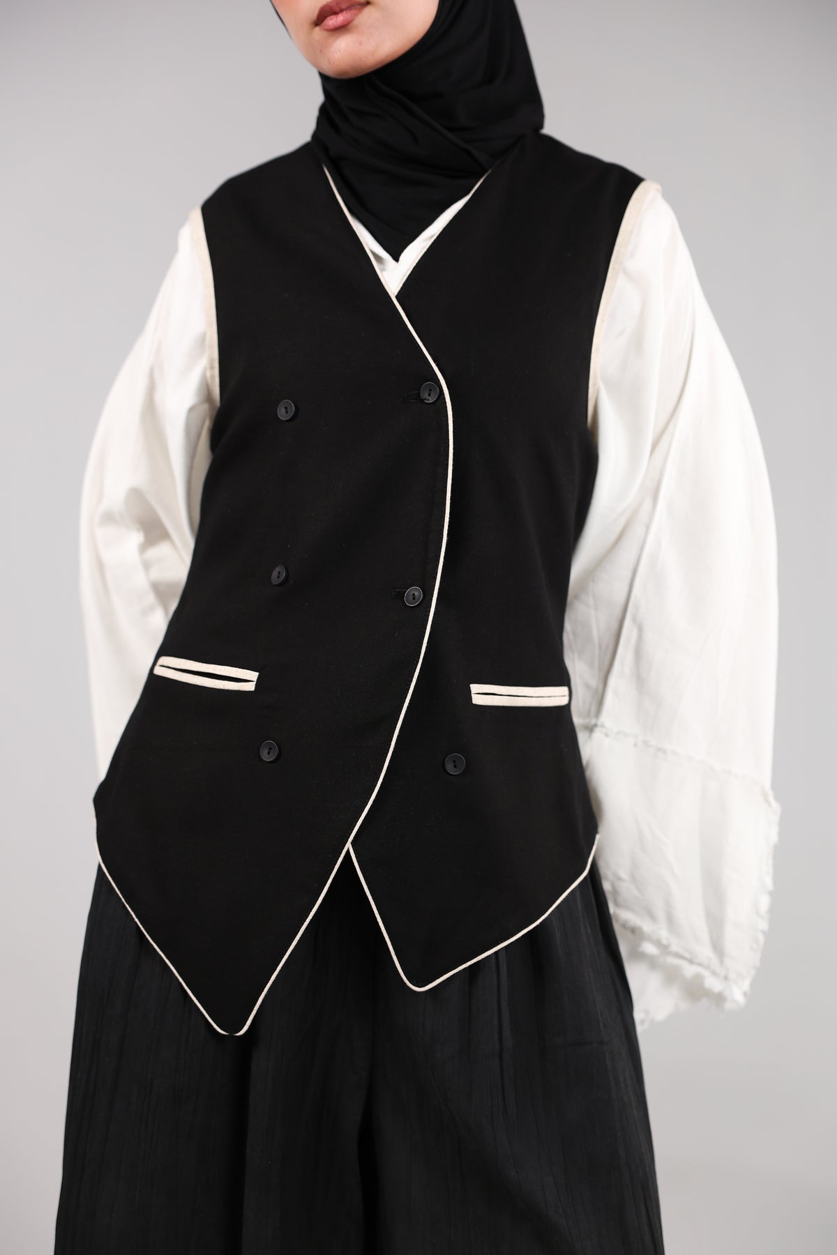 Black Livia Vest