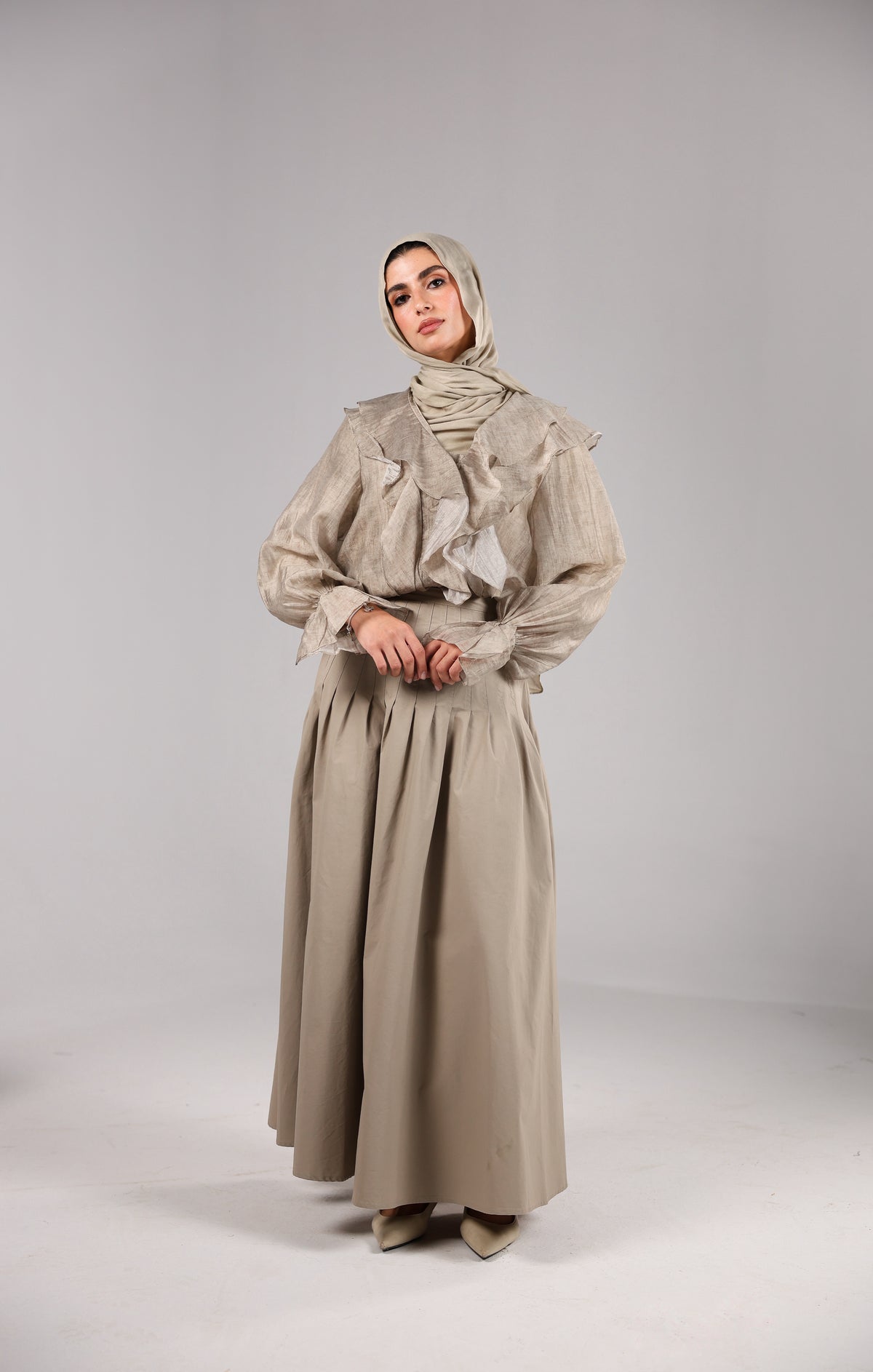 Greige Armenia Skirt