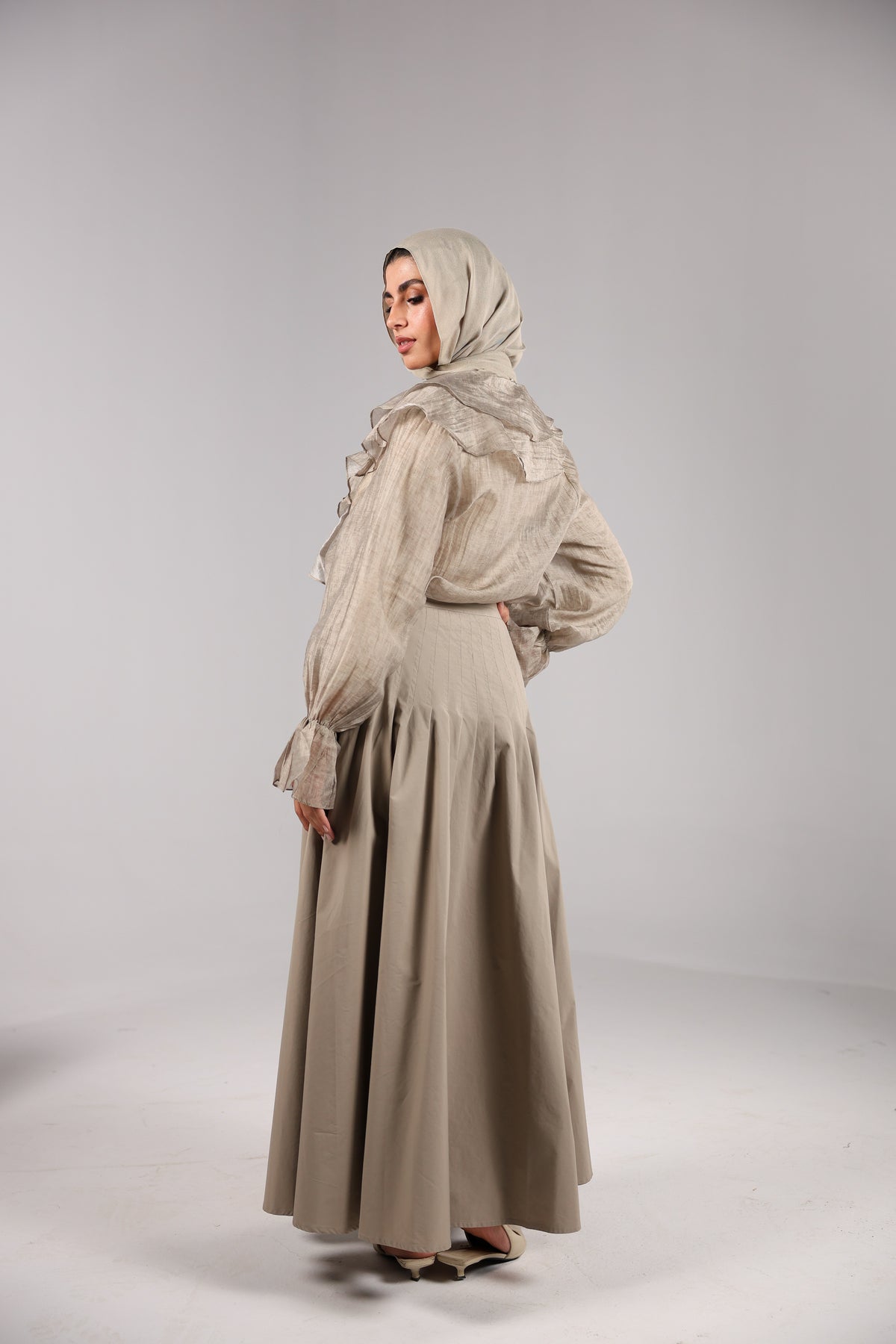 Greige Armenia Skirt