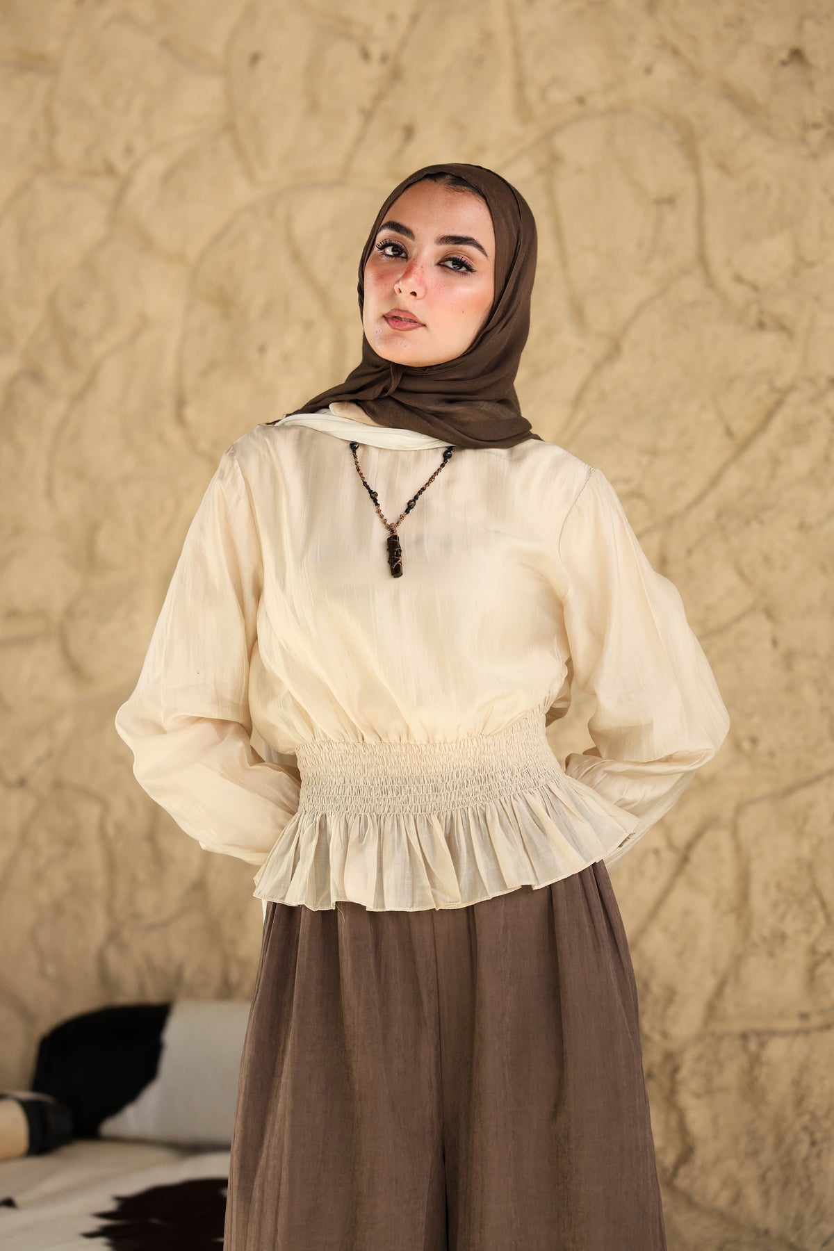 Sand Nola Blouse