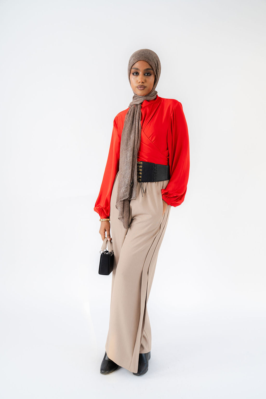 Red Sophia Blouse