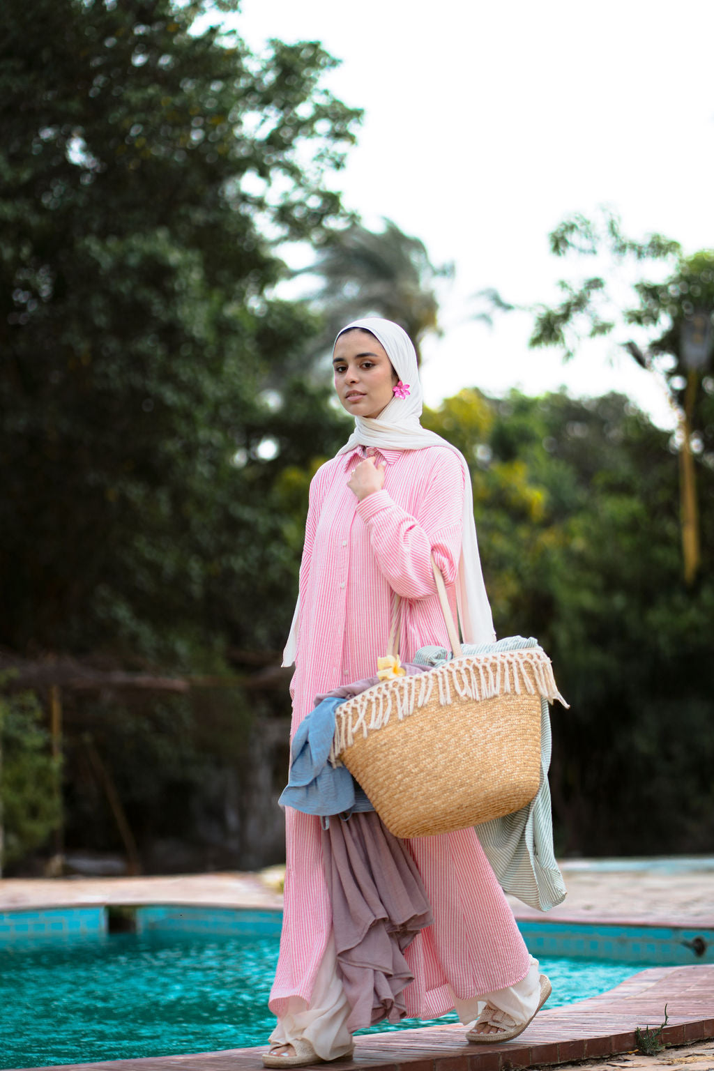 Pink Stripea Shirt