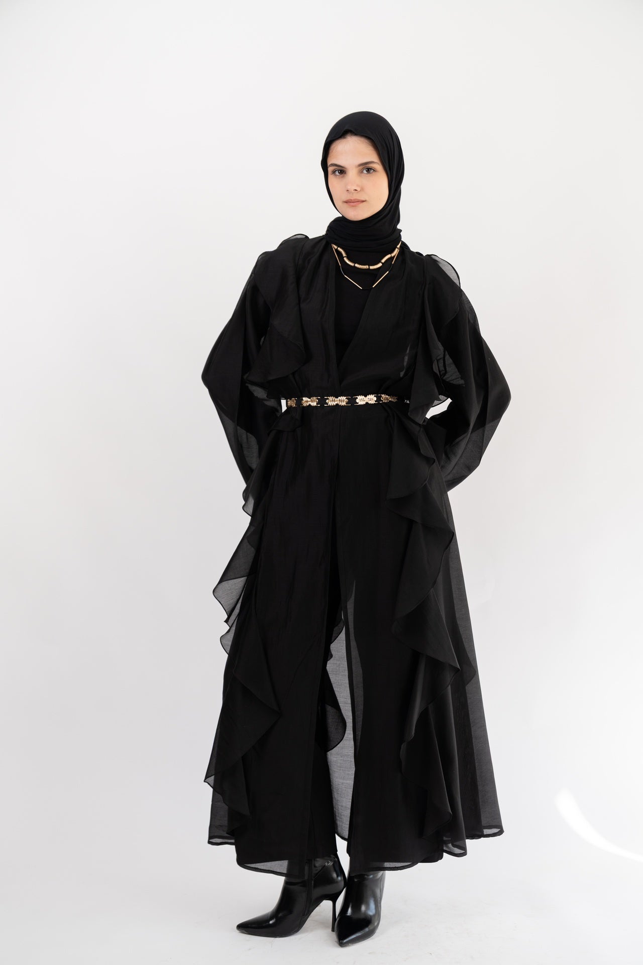 Black Aleppo Kaftan