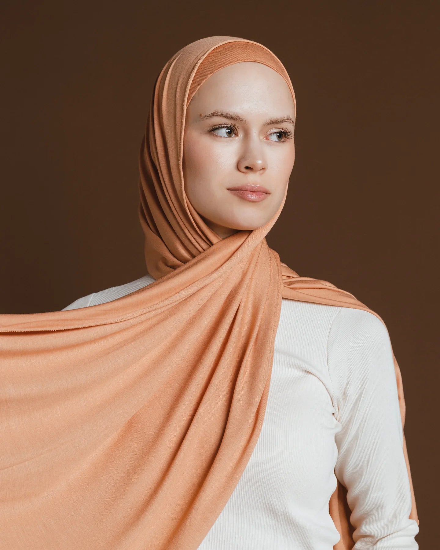 Peach Aura Scarf