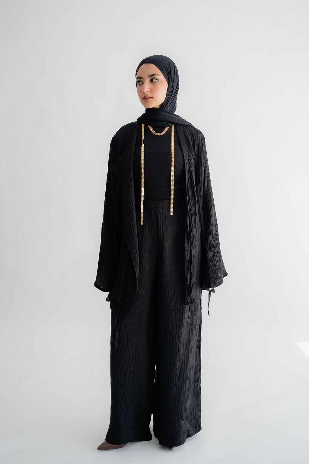 Black Doha Pants