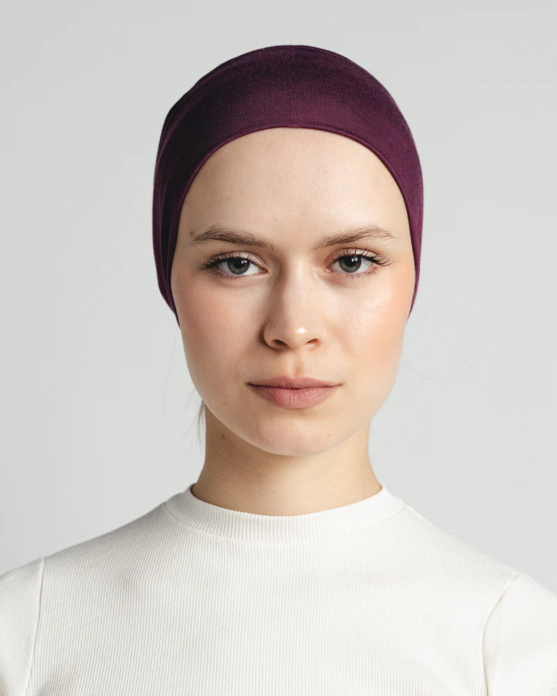 Plum Aura Solid Bandana