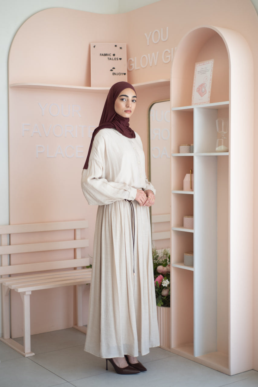 Beige Isla Skirt