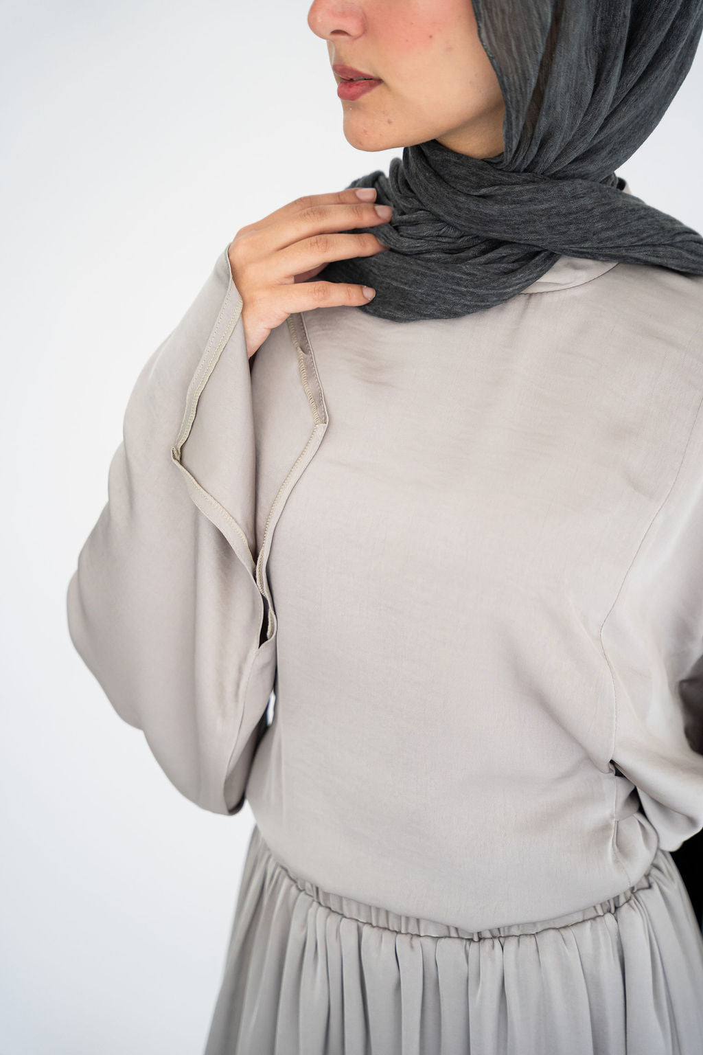 Silver Liwa Blouse