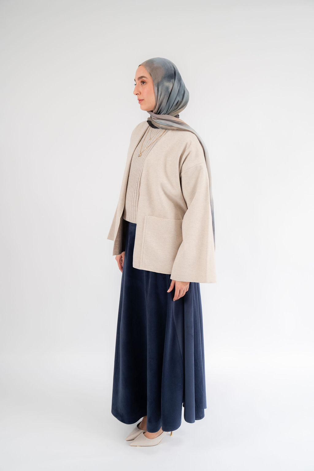 Navy Moorea Skirt