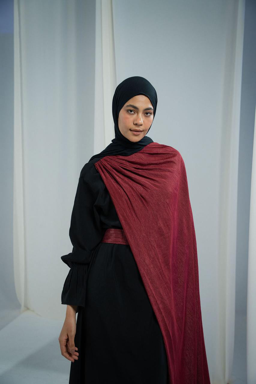 Black Sham Abaya