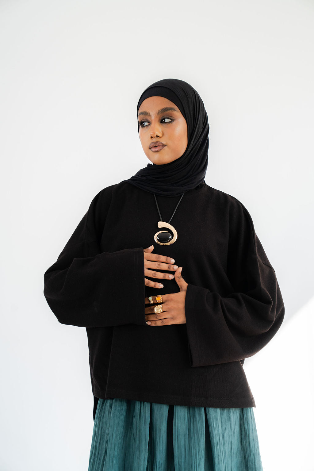 Black Seville Blouse