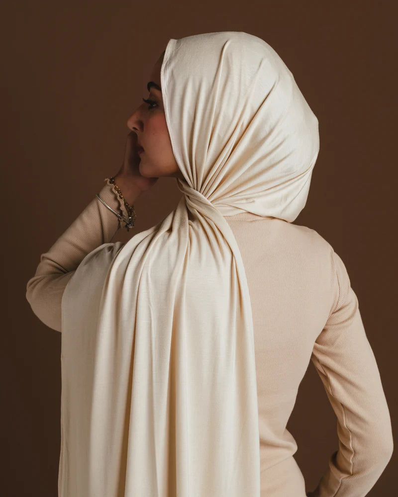 Cream Aura Scarf