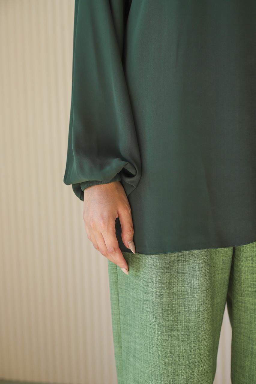 Dark Olive Cathy Blouse