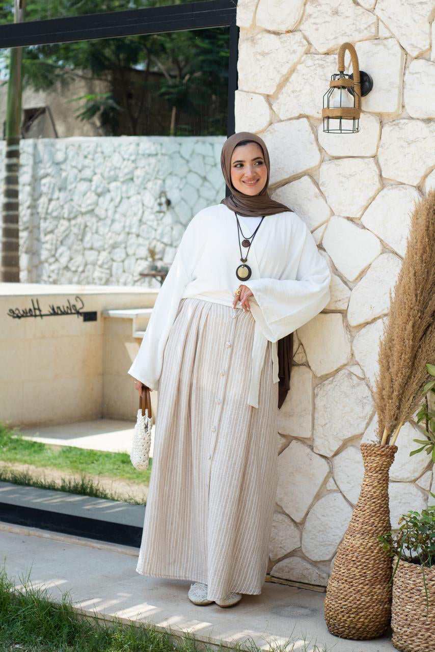 Beige Clay Skirt