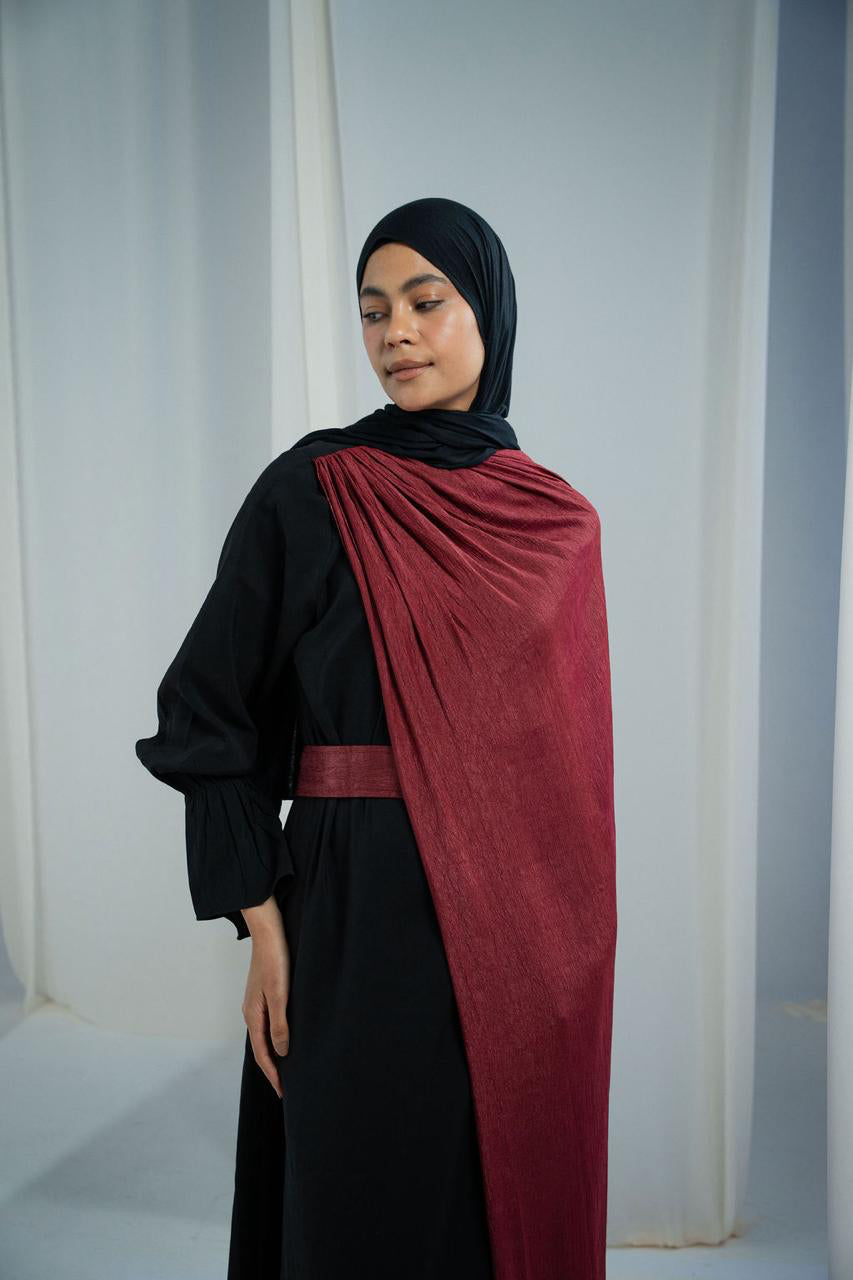 Black Sham Abaya