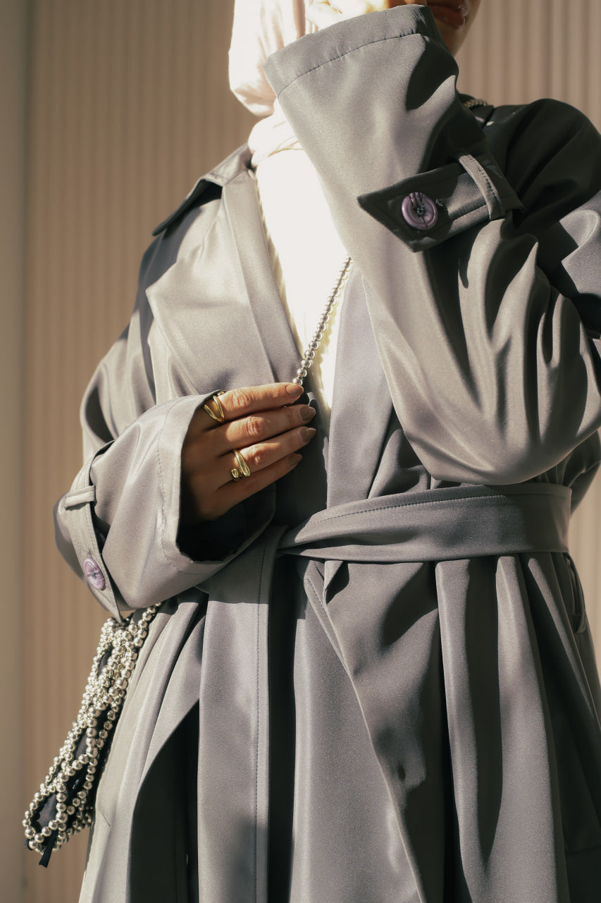 Grey Vogue Girl Coat