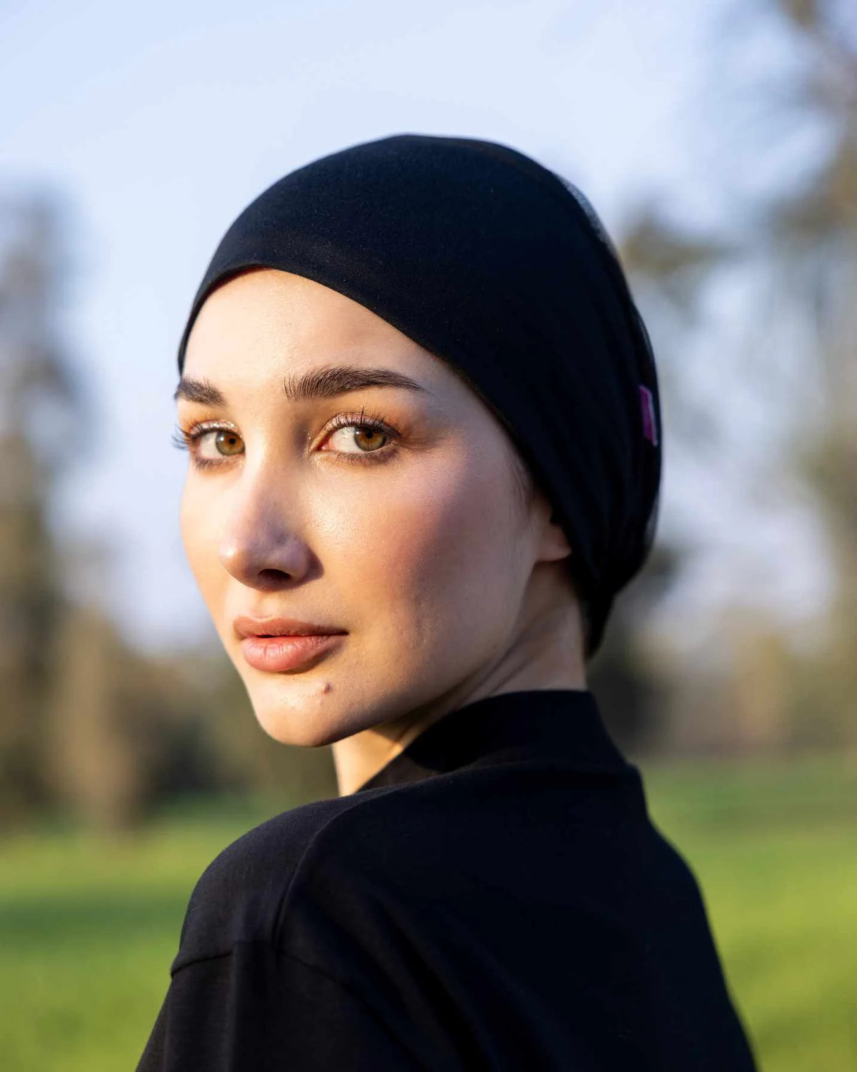 Black Aura Mesh Bandana