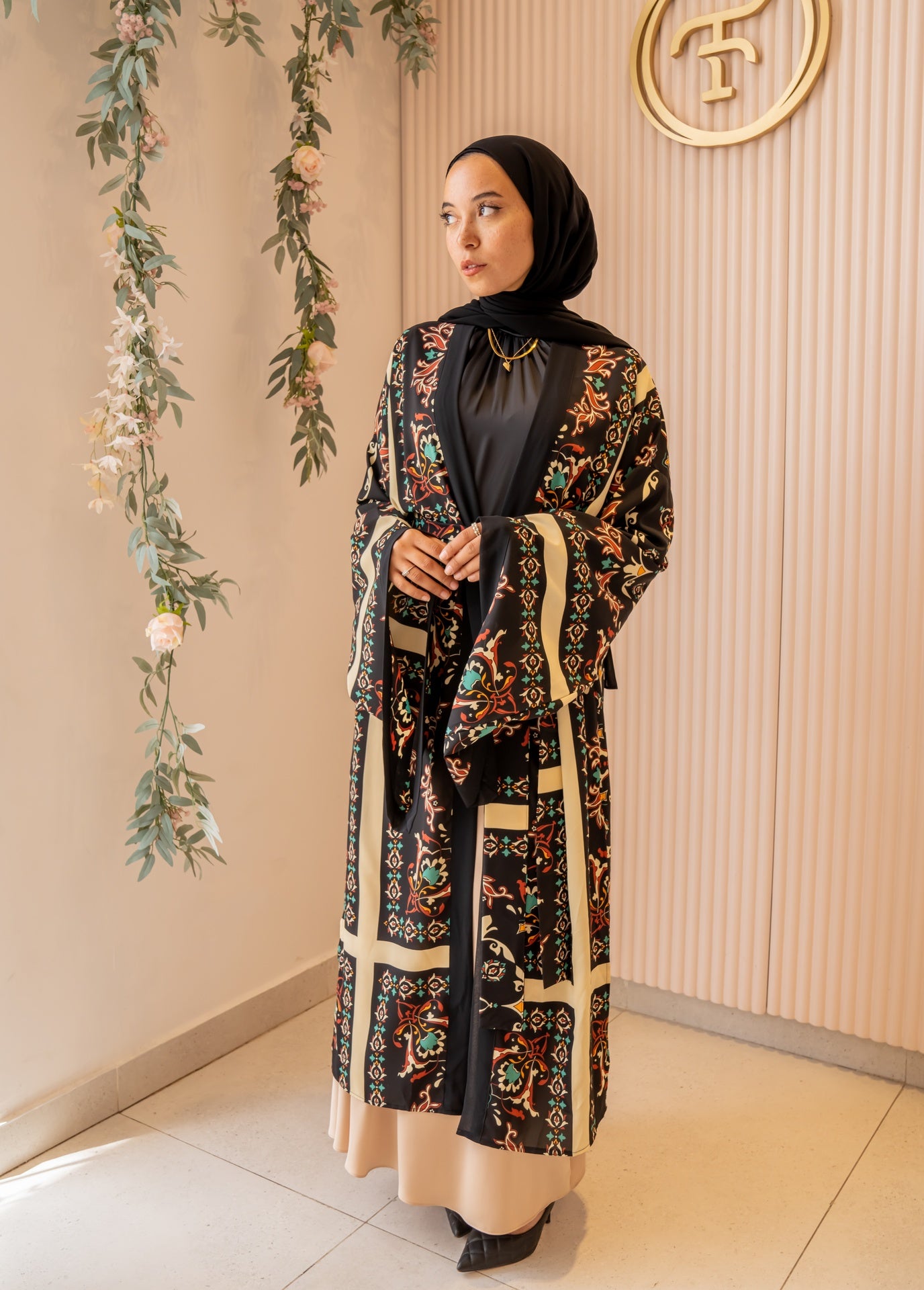 Black Alora Kimono