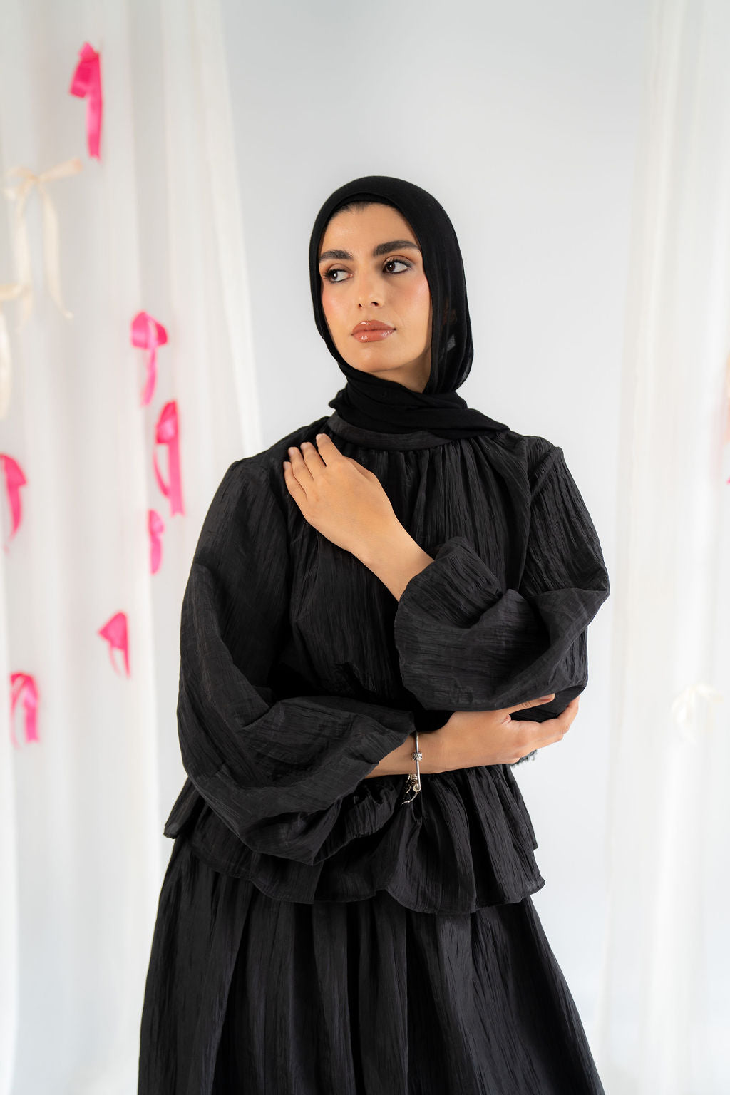 Black Candlelight Blouse