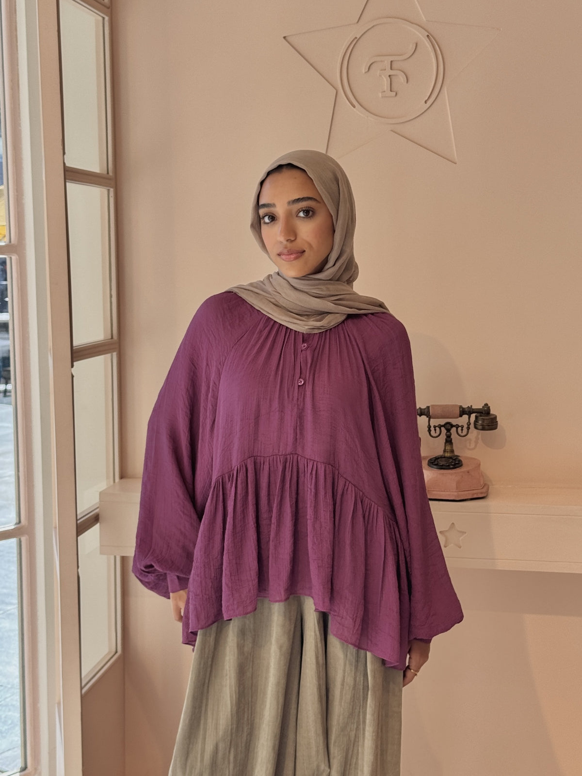Berry Lark Blouse