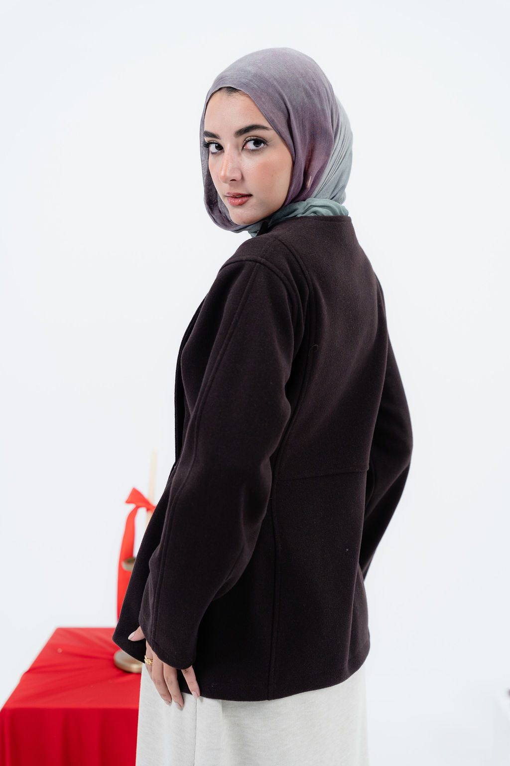 Eggplant Kindah Jacket