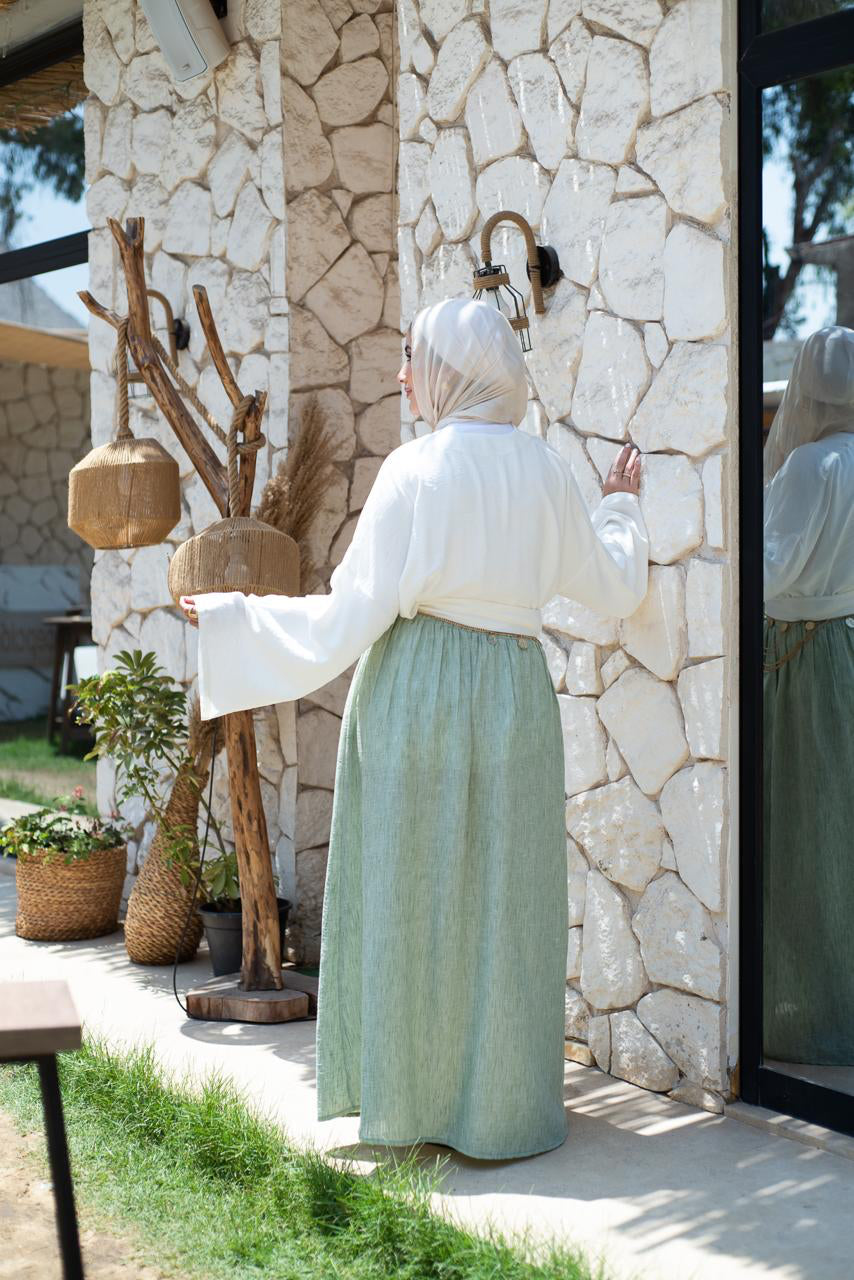 Sage Whirl Skirt