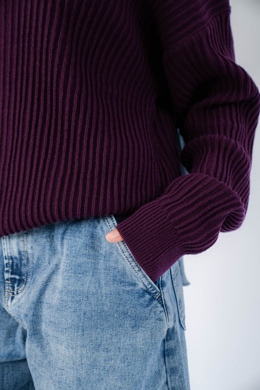 Aubergine Kyoto Pullover