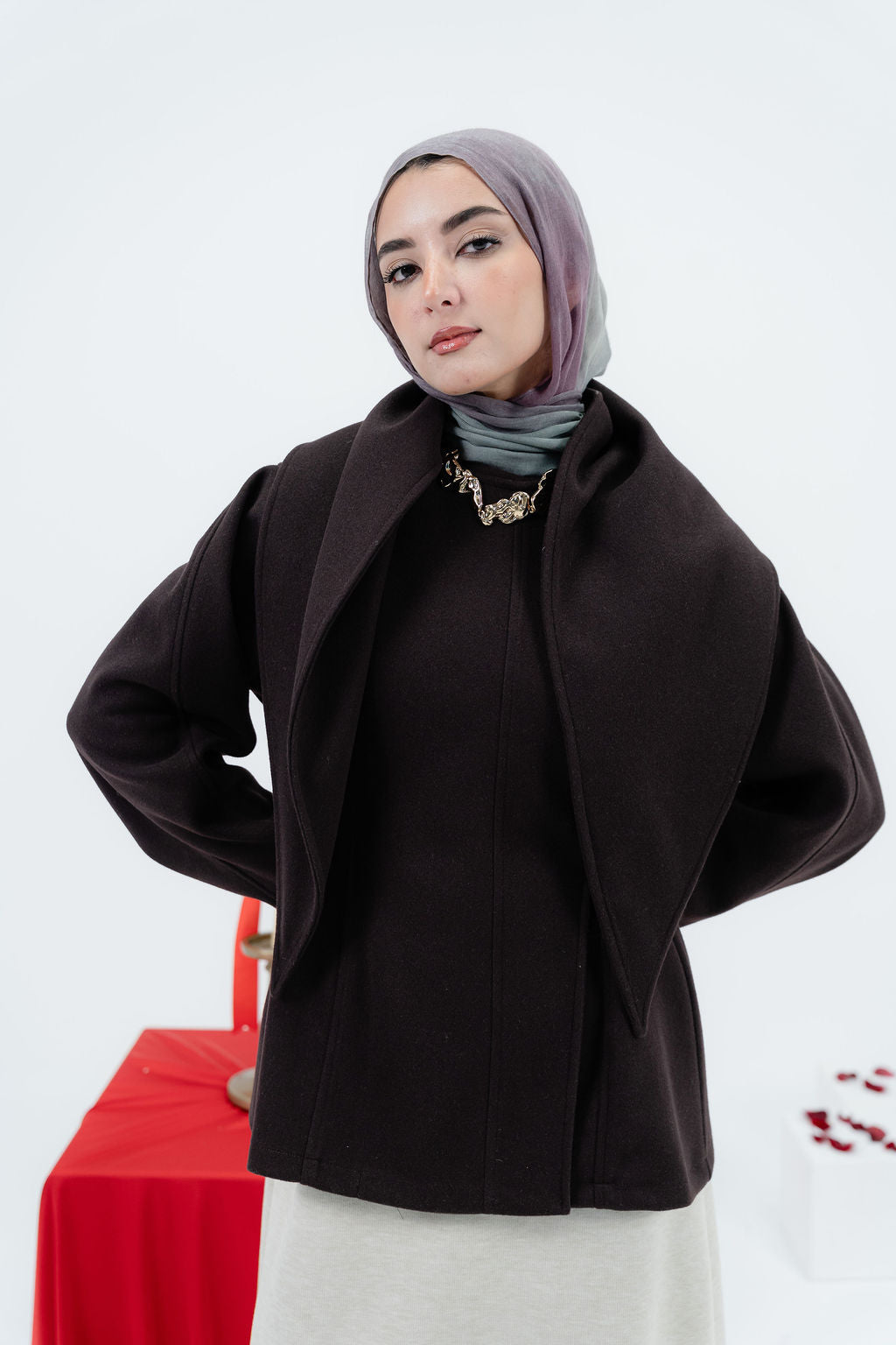 Eggplant Kindah Jacket
