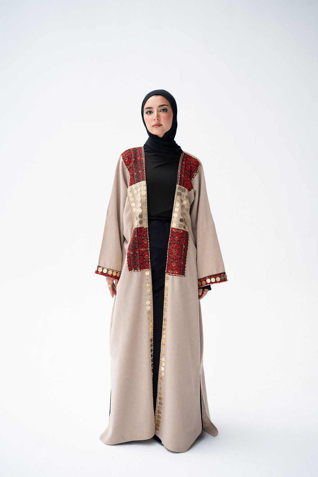 Beige Baghdad Kaftan