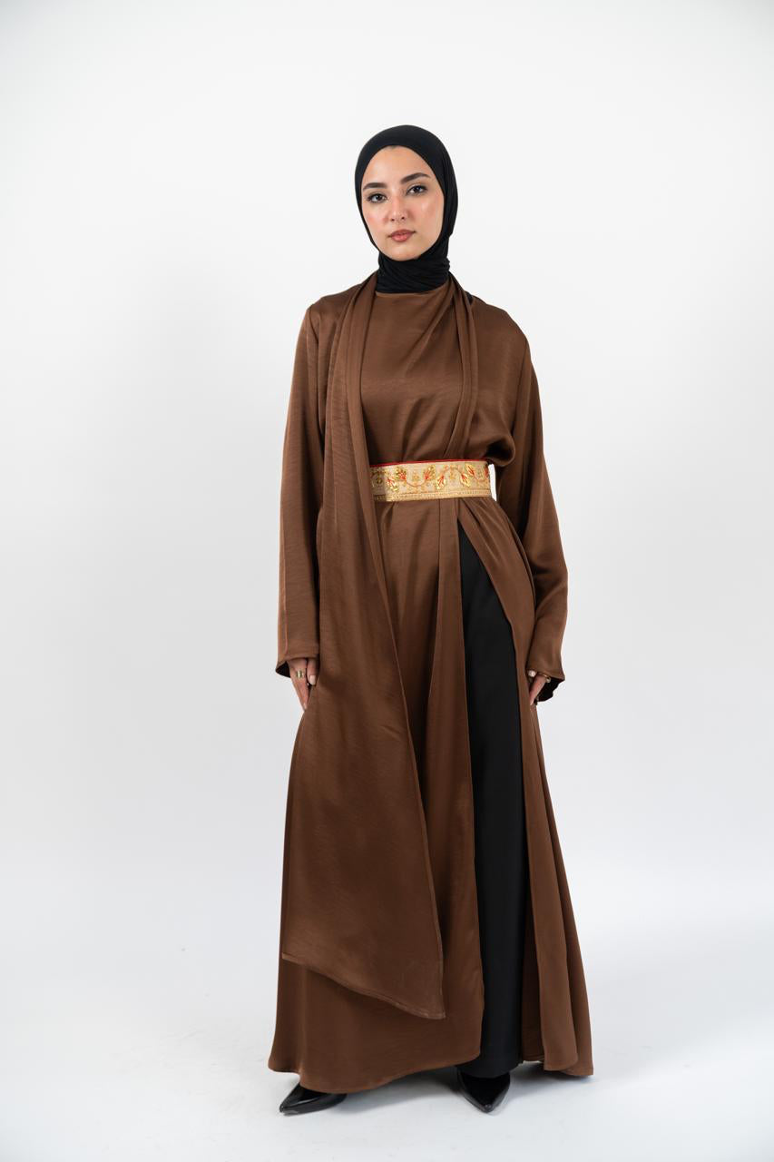 Chocolate Beisan Kimono