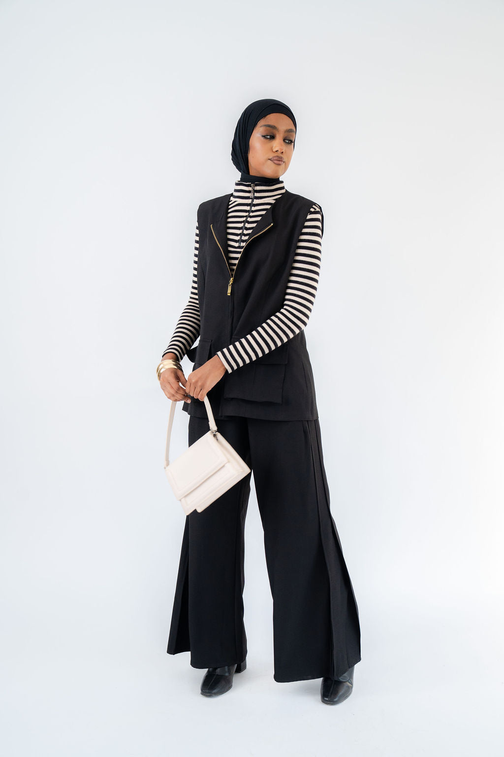 Black Valencia Pants