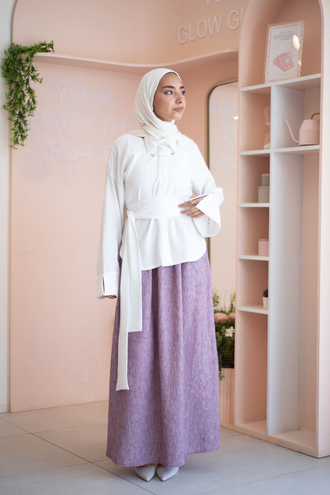 Plum Whirl Skirt