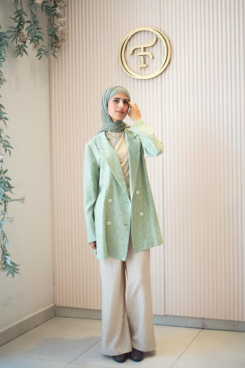 Sage Offbeat Blazer