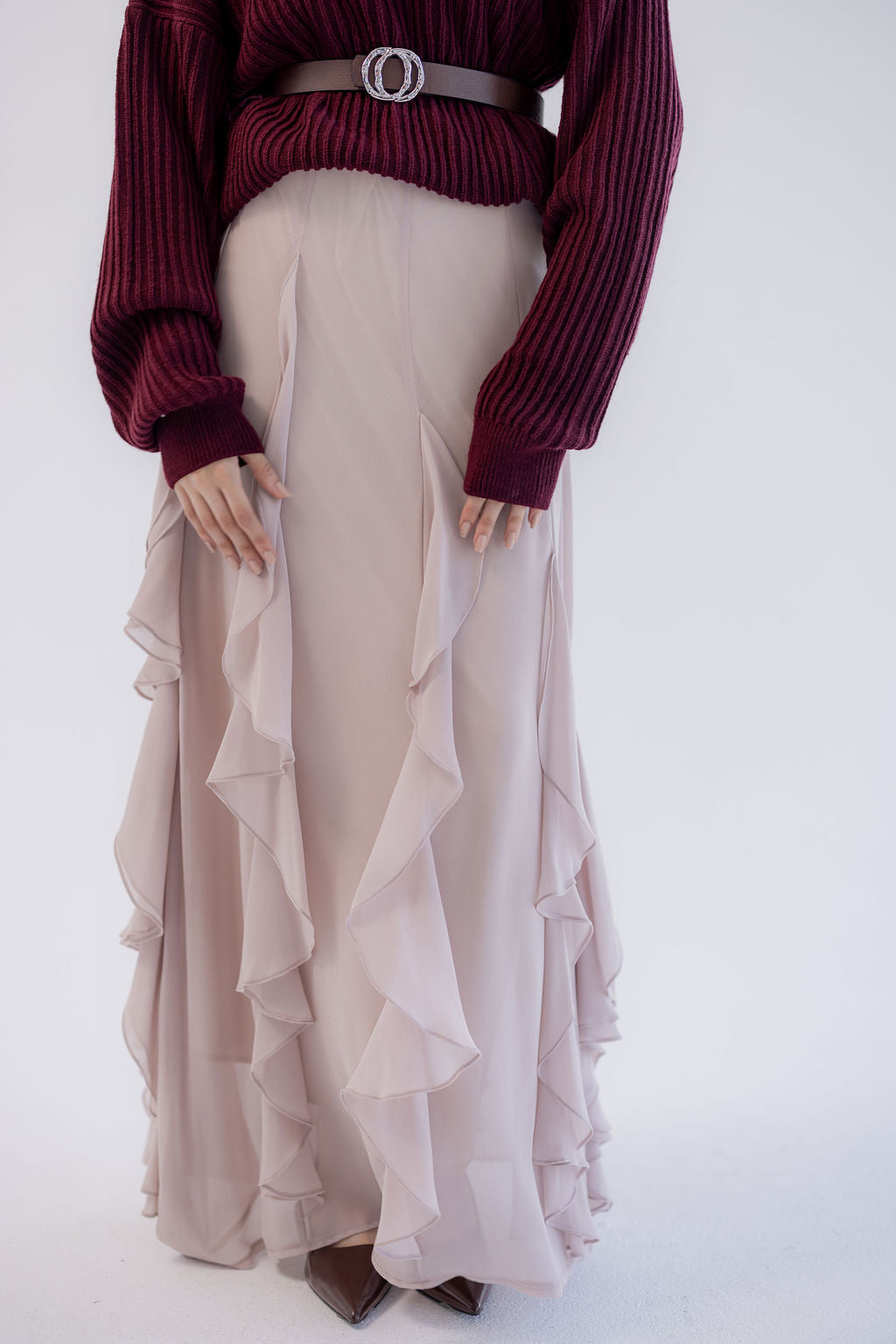 Beige Muse Skirt
