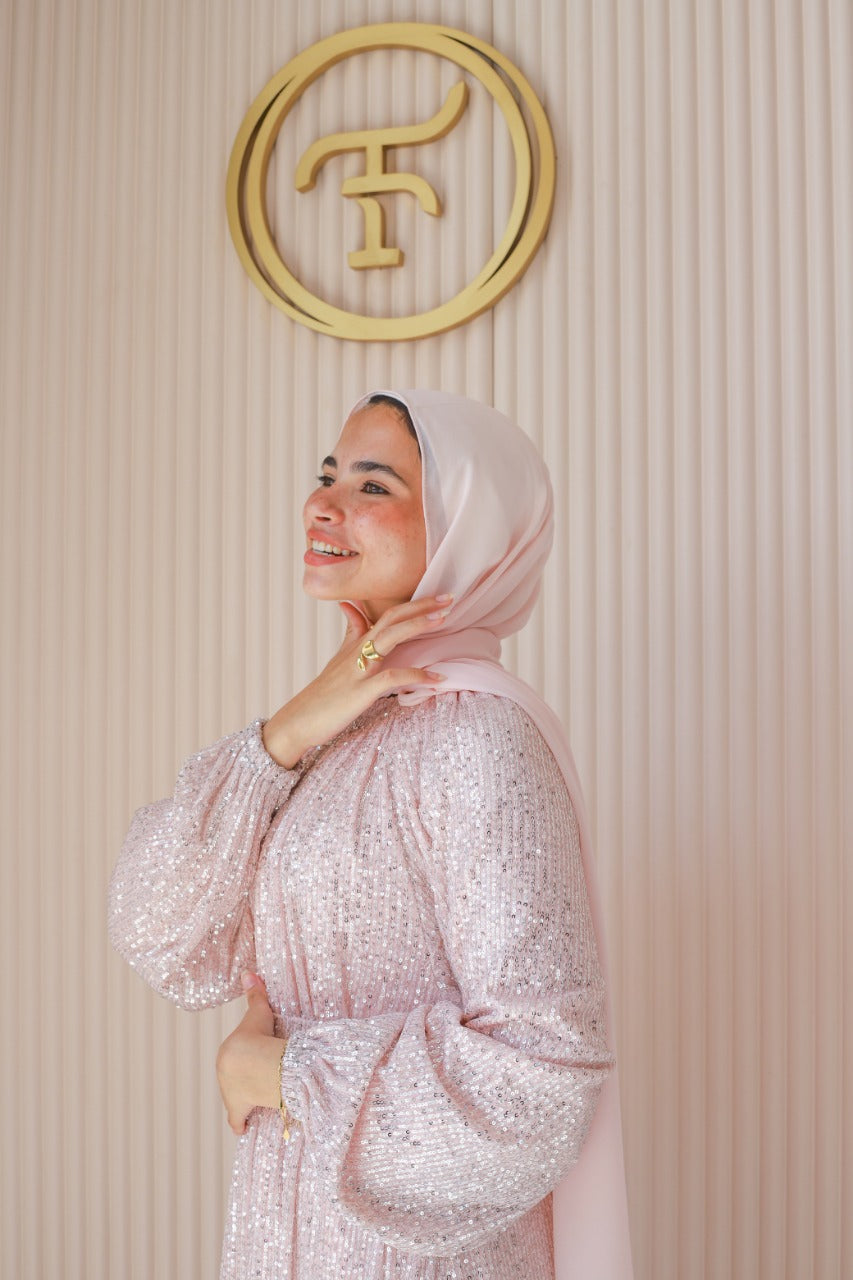 Blush Bling Bling Dress