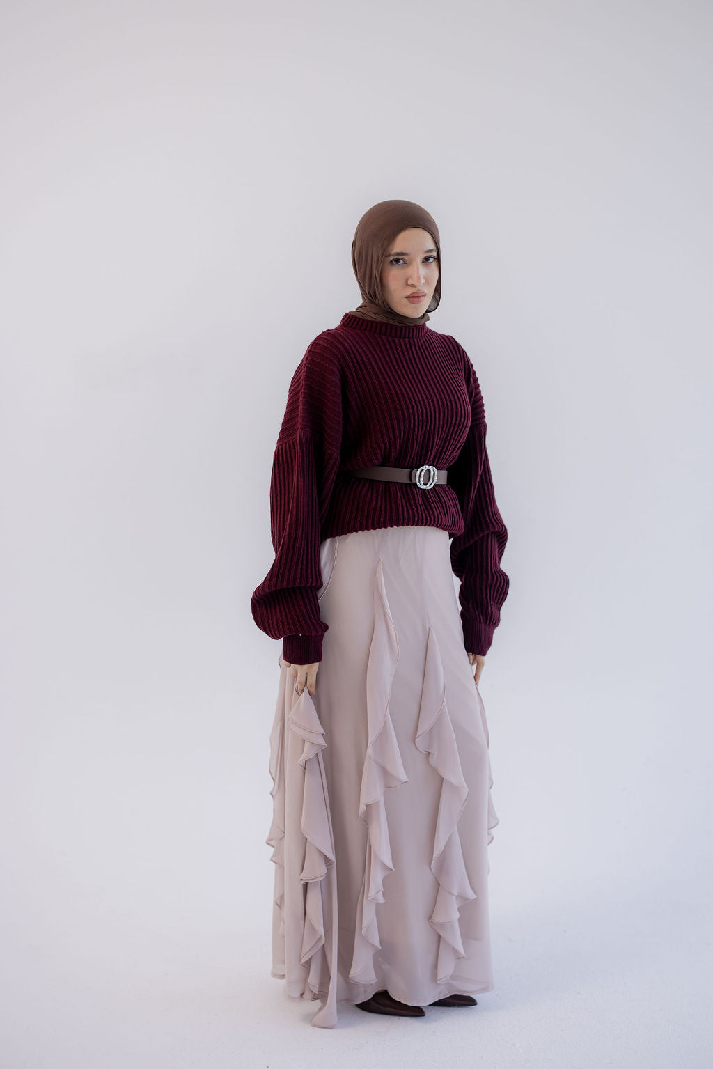 Beige Muse Skirt