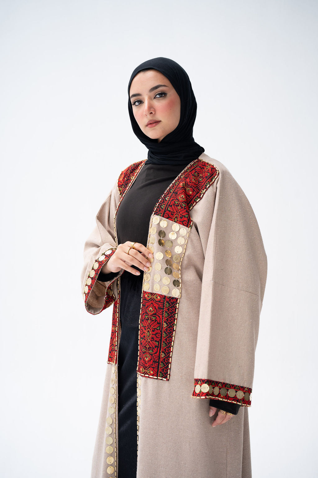 Beige Baghdad Kaftan