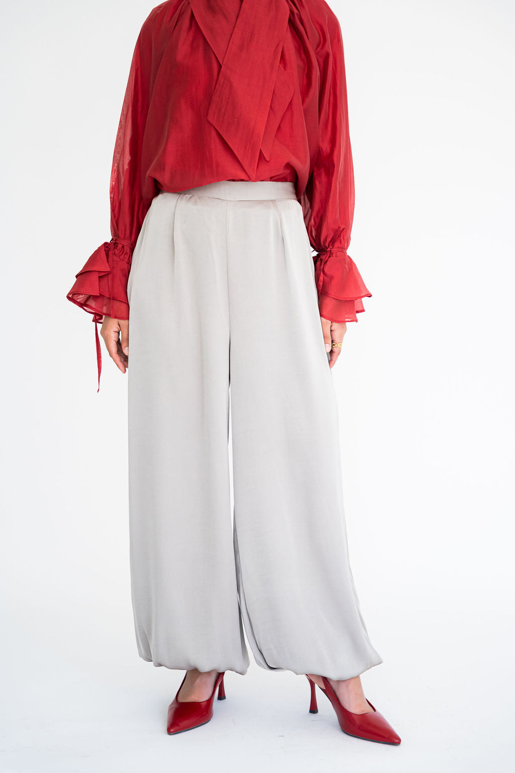Silver Tiran Pants