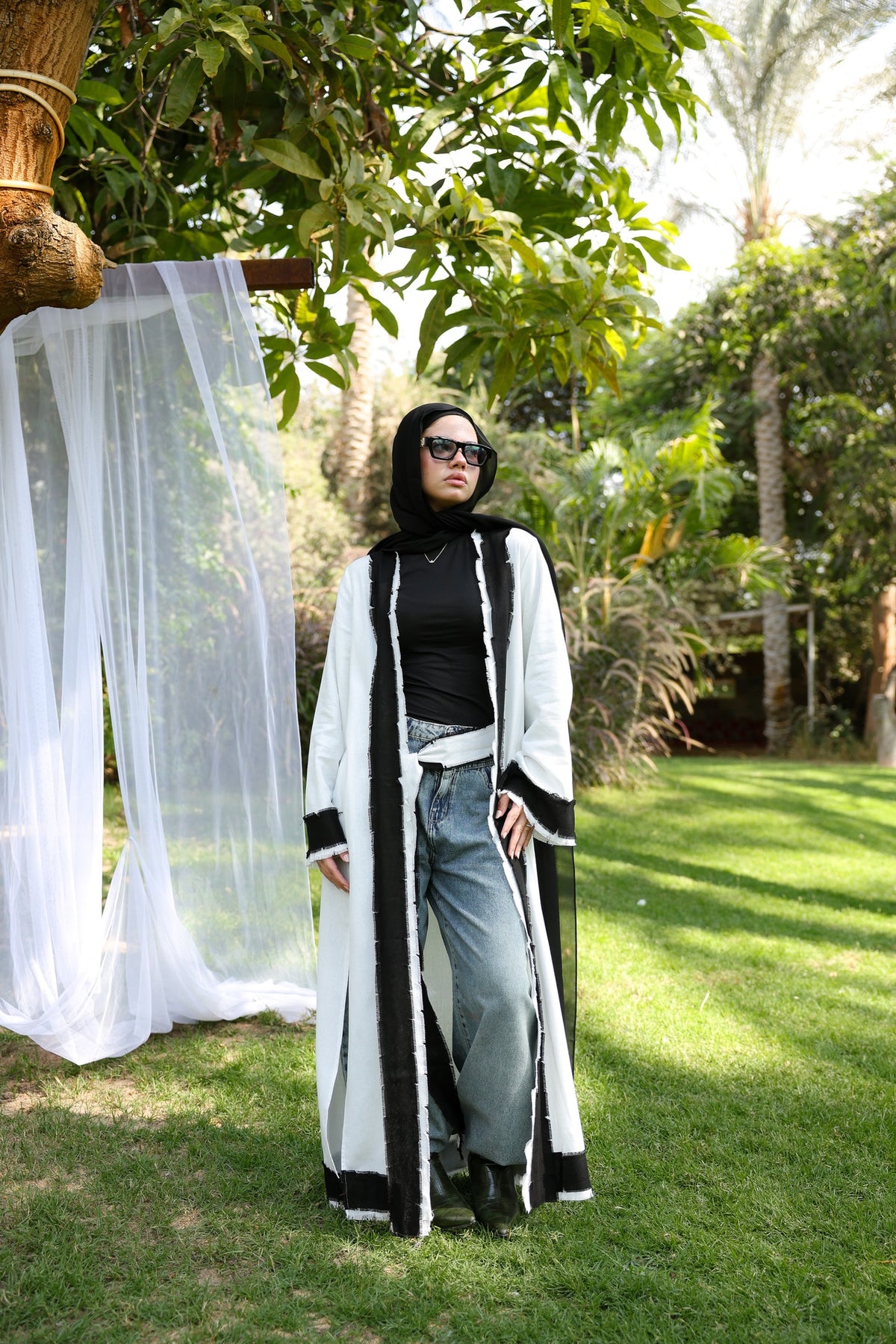 White Aveline Cardigan