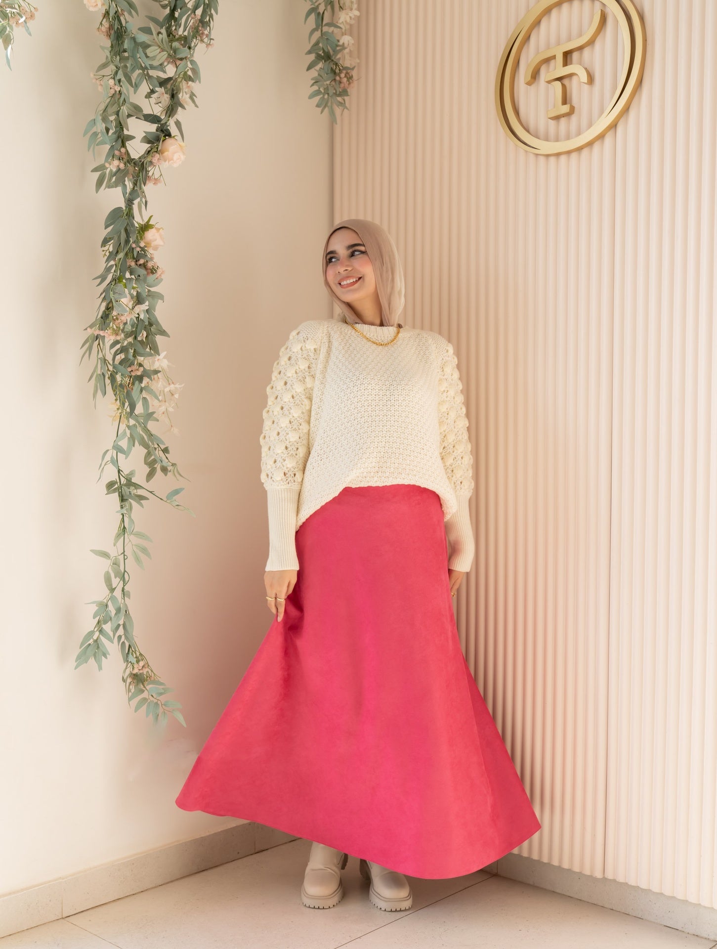 Kari Fuchsia Skirt
