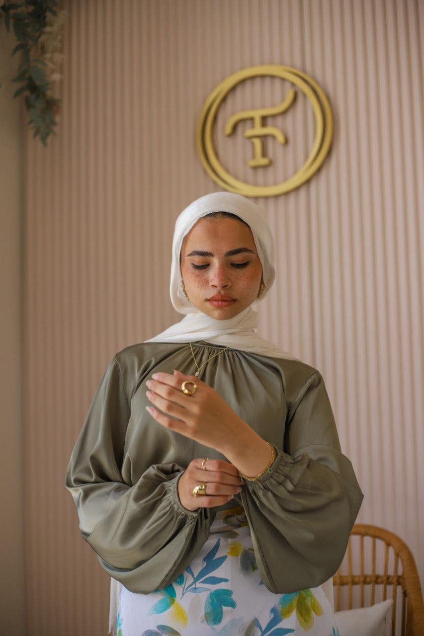 Olive Rama Blouse